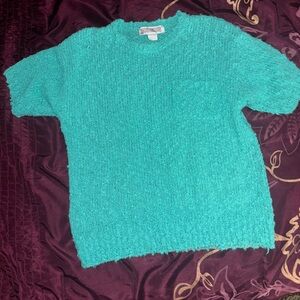 Cozy Knit Sweater Tee 80’s era
